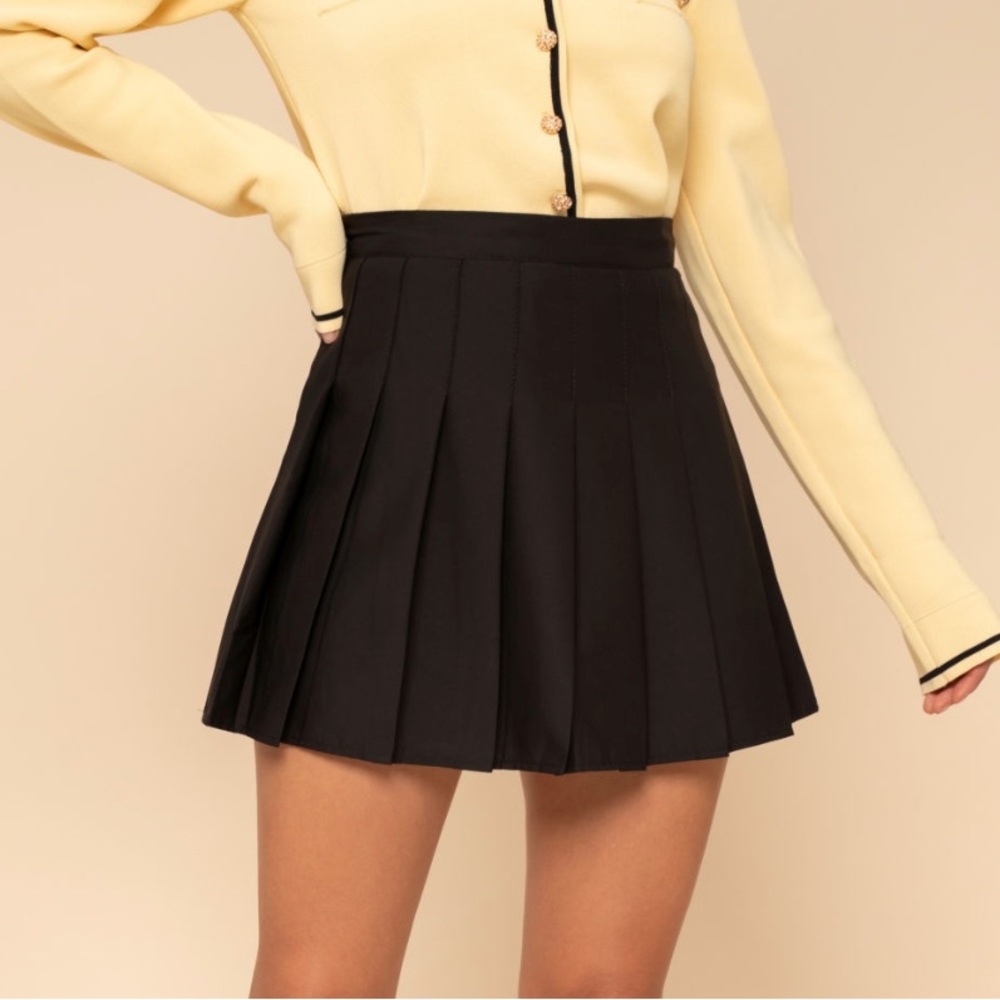 Cider Go with the Flow Black Skater Skort Skirt NWT S (US 4)